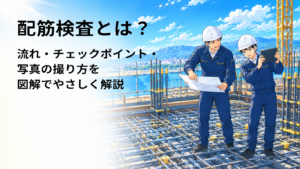 配筋検査とは？流れ・チェックポイント・写真の撮り方を図解でやさしく解説