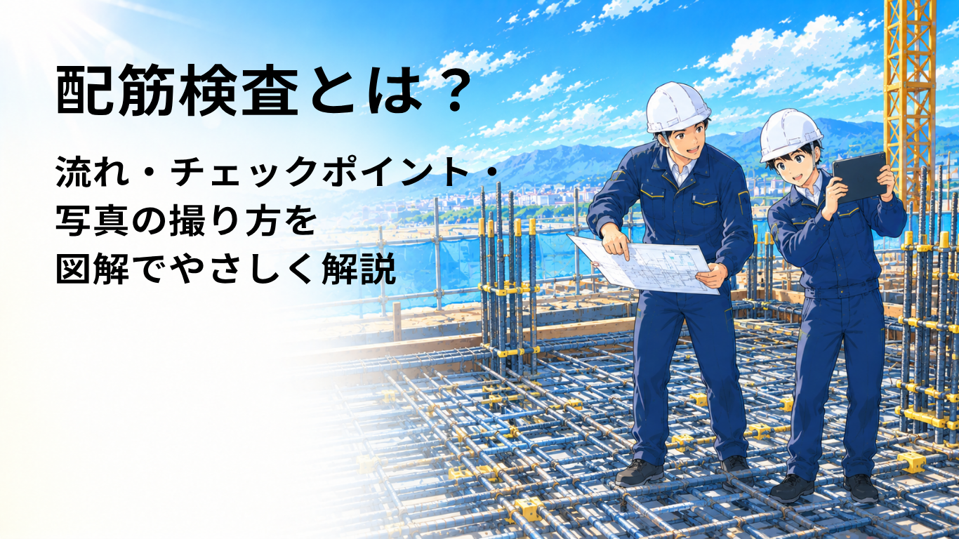 配筋検査とは？流れ・チェックポイント・写真の撮り方を図解でやさしく解説